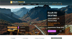Desktop Screenshot of descubrepatagonia.com